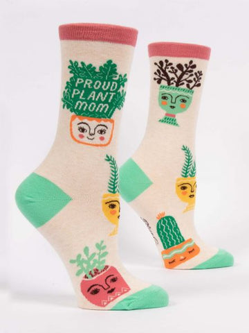 Women's Socks : Proud Plant Mom