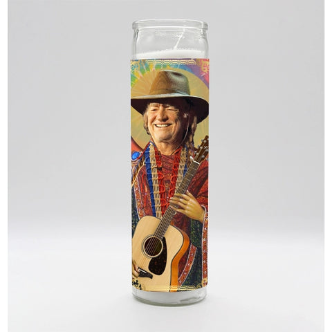 Pop Culture Prayer Candles - Willie Nelson