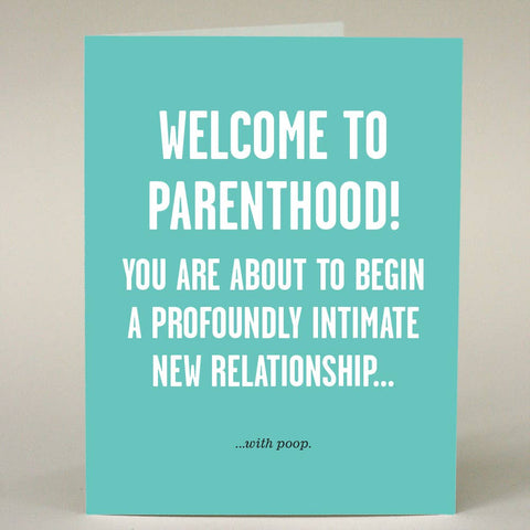 Greeting Card - Welcome To Parenthood