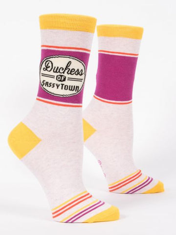 Women's Socks : Duchess of Sassytown