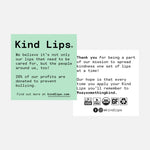 Kind Lips - Lip Balm Vanilla & Lemon