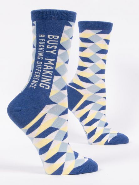 Women's Socks : Busy Making a Difference – Mud & Maker