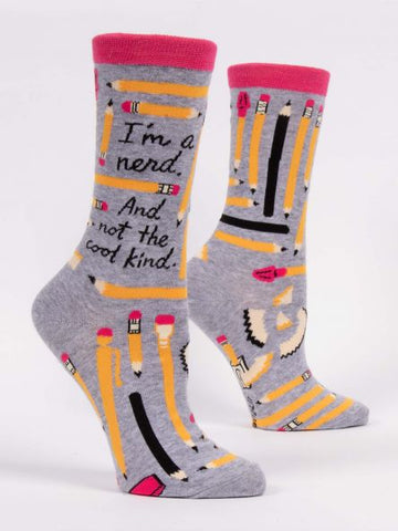 Women's Socks : I'm A Nerd