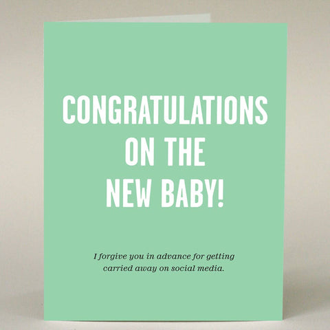 Greeting Card - Congrats on the New Baby (Social Media)