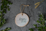 Ceramic Ornament - Love You
