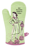 Oven Mitt : My Favorite Salad Is Wine