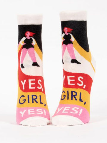 Women's Socks : Yes, Girl, Yes!