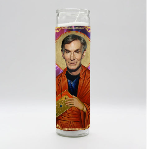 Pop Culture Prayer Candles - Bill Nye The Science Guy